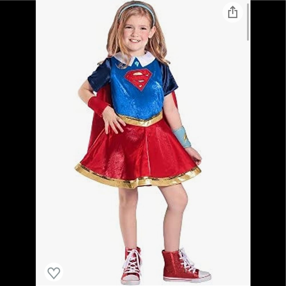 Supergirl Costume, Child Medium 8-10